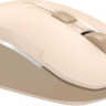 Мышь A4TECH Fstyler FM26, оптическая, проводная, USB, бежевый и коричневый [fm26 usb (cafe latte)]