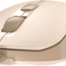 Мышь A4TECH Fstyler FM26, оптическая, проводная, USB, бежевый и коричневый [fm26 usb (cafe latte)]