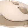 Мышь A4TECH Fstyler FM26, оптическая, проводная, USB, бежевый и коричневый [fm26 usb (cafe latte)]