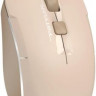 Мышь A4TECH Fstyler FM26, оптическая, проводная, USB, бежевый и коричневый [fm26 usb (cafe latte)]