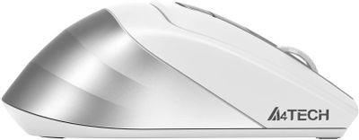 Мышь A4TECH Fstyler FB35CS, оптическая, беспроводная, USB, белый и серый [fb35cs usb icy white]