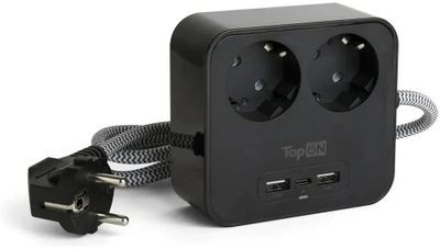 Сетевой фильтр PC PET AP01006-E-G, 1.8м, серый