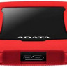 Внешний диск HDD A-Data DashDrive Durable HD330, 2ТБ, красный [ahd330-2tu31-crd]