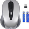 Мышь Oklick 435MW, оптическая, беспроводная, USB, черный и серый [945812]