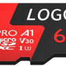 Карта памяти microSDXC UHS-I U3 NETAC P500 Extreme Pro 64 ГБ, 100 МБ/с, Class 10, NT02P500PRO-064G-S, 1 шт., без адаптера