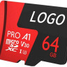 Карта памяти microSDXC UHS-I U3 NETAC P500 Extreme Pro 64 ГБ, 100 МБ/с, Class 10, NT02P500PRO-064G-S, 1 шт., без адаптера