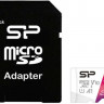 Карта памяти microSDXC UHS-I U1 Silicon Power Elite 128 ГБ, 100 МБ/с, Class 10, SP128GBSTXBV1V20SP, 1 шт., переходник SD