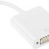 Адаптер DVI NingBo DVI-D (f) - miniDisplayPort (m), 0.245м, белый