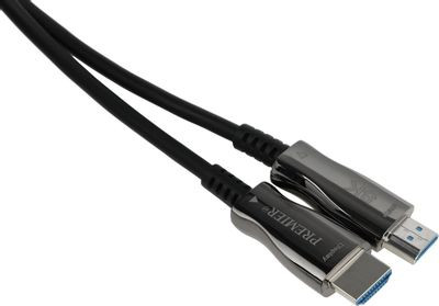 Кабель соединительный аудио-видео PREMIER 5-806 50.0, HDMI (m) - HDMI (m) , ver 2.1, 50м, GOLD, черный