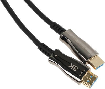 Кабель соединительный аудио-видео PREMIER 5-806 20.0, HDMI (m) - HDMI (m) , ver 2.1, 20м, GOLD, черный