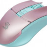 Мышь A4TECH Bloody L65 Max, игровая, оптическая, проводная, USB, розовый и голубой [l65 max/sky pink]
