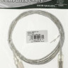 Кабель USB2.0 NingBo USB A(m) - USB B(m), 1.8м, прозрачный