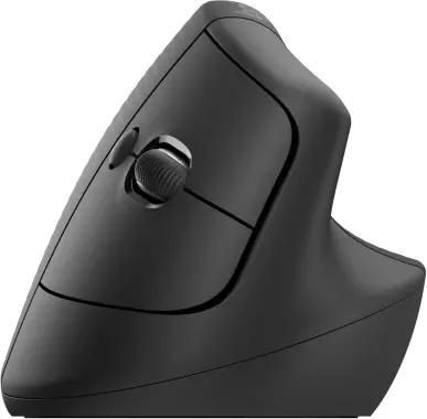Мышь Logitech Lift, вертикальная, оптическая, беспроводная, USB, графитовый [910-006485]
