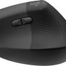 Мышь Logitech Lift, вертикальная, оптическая, беспроводная, USB, графитовый [910-006485]