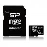 Карта памяти microSDXC UHS-I Silicon Power 128 ГБ, 75 МБ/с, Class 10, SP128GBSTXBU1V10SP, 1 шт., переходник SD