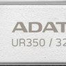 Флешка USB A-Data UR350 32ГБ, USB3.2, серебристый и коричневый [ur350-32g-rsr/bg]