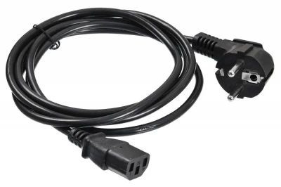 Кабель питания Buro BU-PCAB-3M-16A, IEC C13 - Евровилка, 3м