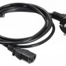Кабель питания Buro BU-PCAB-3M-16A, IEC C13 - Евровилка, 3м