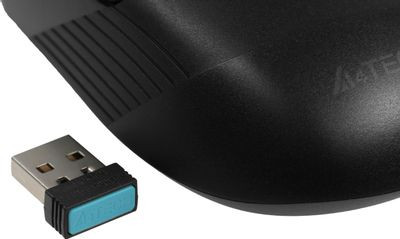 Мышь A4TECH Fstyler FB10C, оптическая, беспроводная, USB, черный [fb10c stone black]