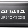 Флешка USB A-Data UR340 32ГБ, USB3.2, черный [aroy-ur340-32gbk]