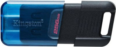 Флешка USB (Type-C) Kingston DataTraveler 80 M DT80M/256GB 256ГБ, USB3.2, черный