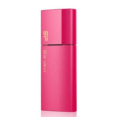 Флешка USB Silicon Power Blaze B05 32ГБ, USB3.0, розовый [sp032gbuf3b05v1h]
