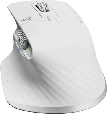 Мышь Logitech MX Master 3S, оптическая, беспроводная, USB, светло-серый [910-006566]