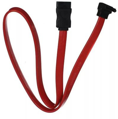 Кабель SATA PREMIER 6-096-7666, SATA (прямой) - SATA (угловой), 0.45м, пакет