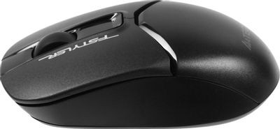 Мышь A4TECH Fstyler FB12, оптическая, беспроводная, USB, черный [fb12 black]