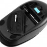 Мышь A4TECH Fstyler FB12, оптическая, беспроводная, USB, черный [fb12 black]