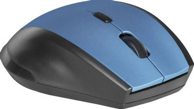 Мышь Defender Accura MM-365, оптическая, беспроводная, USB, синий [52366]