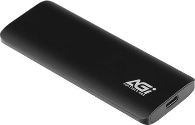 Внешний диск SSD AGI ED198 AGI1T0GIMED198, 1ТБ, черный