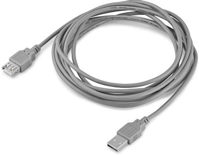 Кабель USB2.0 Buro USB A(m) - USB A(f), 3м, блистер, серый [bhp ret usb_af30]