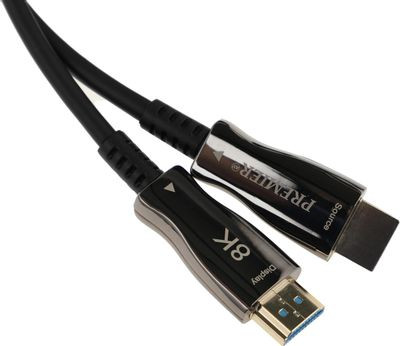 Кабель соединительный аудио-видео PREMIER 5-806 5.0, HDMI (m) - HDMI (m) , ver 2.1, 5м, GOLD, черный