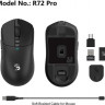Мышь A4TECH Bloody R72 Pro, игровая, оптическая, беспроводная, черный
