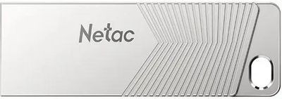 Флешка USB NETAC UM1 16ГБ, USB3.2, серебристый [nt03um1n-016g-32pn]