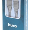 Кабель USB2.0 Buro USB A(m) - USB A(f), 1.8м, блистер, серый [bhp ret usb_af18]