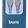 Кабель USB2.0 Buro USB A(m) - USB A(f), 1.8м, блистер, серый [bhp ret usb_af18]