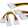 Кабель Разветвитель PREMIER 6-096-PSU-1, Molex 8981 (прямой) - Molex 8980 (прямой), 0.13м, пакет