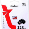 Карта памяти microSDXC UHS-I U1 NETAC P500 Eco 128 ГБ, 90 МБ/с, Class 10, NT02P500ECO-128G-S, 1 шт., без адаптера