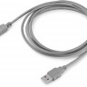 Кабель USB2.0 Buro USB A(m) - USB B(m), 1.8м, блистер, серый [bhp ret usb_bm18]