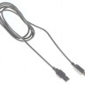 Кабель USB2.0 Buro USB A(m) - USB B(m), 1.8м, блистер, серый [bhp ret usb_bm18]