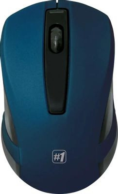 Мышь Defender MM-605, оптическая, беспроводная, USB, синий [52606]