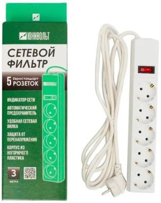 Сетевой фильтр Philips CHP4336BB/51, 3м, черный