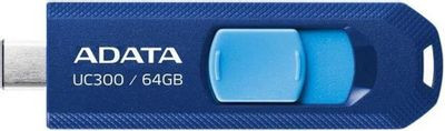 Флешка USB (Type-C) A-Data UC300 64ГБ, USB3.2, синий и голубой [acho-uc300-64g-rnb/bu]