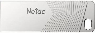 Флешка USB NETAC UM1 64ГБ, USB3.2, серебристый [nt03um1n-064g-32pn]