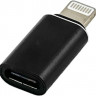 Переходник Buro BU-LIGHT-TYPEC(F), USB Type-C (F) - Lightning (m), черный