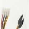 Кабель питания PREMIER 6-096-SATA-PSY, Molex 8981 (прямой) - SATA (прямой), 0.15м, пакет