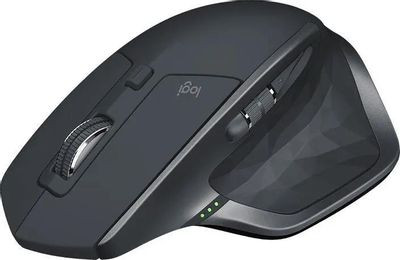 Мышь Logitech MX Master 2S, оптическая, беспроводная, USB, черный и серый [910-007223]