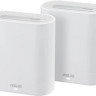 Бесшовный Mesh роутер ASUS EBM68, AX7800, белый, 2 шт. в комплекте [ebm68 (w-2-pk)]